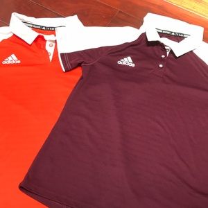 Adidas woman’s polos 2 for less- flattering fit
